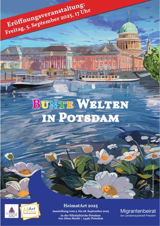 多元文化艺术家合集《HeimatArt 2025 – Bunte Welten in Potsdam》:家园与多样性的艺术对话