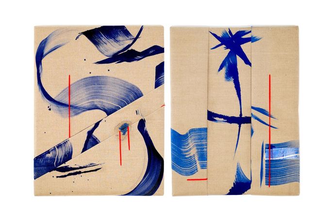 Annina Roescheisen《Hold the Line》:红线牵引下的情感与存在