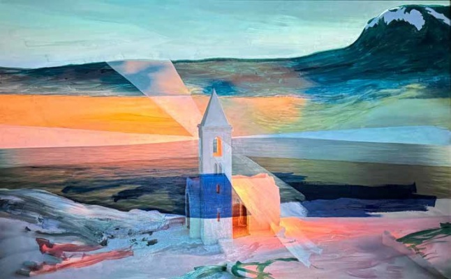 Dionís Escorsa《La campana cósmica y el lago que respira》：家族记忆与景观的诗意再现