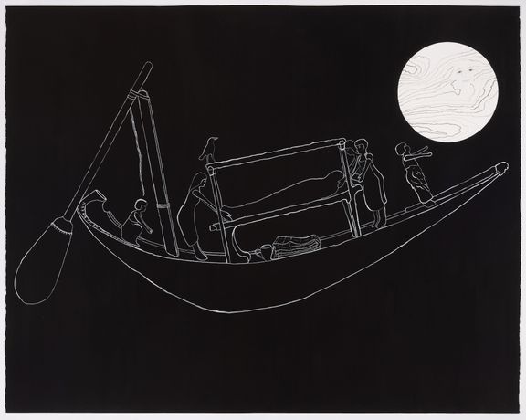 Fay Ballard《他们去了哪里?》:以绘画探索死亡与来世的诗意之旅