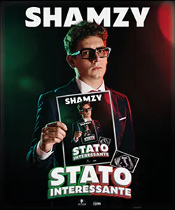 Shamzy《Stato interessante》2026罗马来了:意式幽默新星现场脱口秀,笑中带思