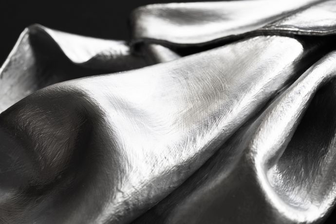 Deb Covell《Quicksilver》:银色绘画的雕塑新境界