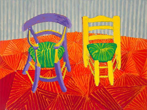 David Hockney《Some Very, Very, Very New Paintings not yet Shown in Paris》：反透视与数字绘画的全新突破