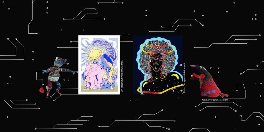 科幻与奇幻艺术合集《Imagined Worlds Private View》:伦敦本地艺术家共创想象新宇宙
