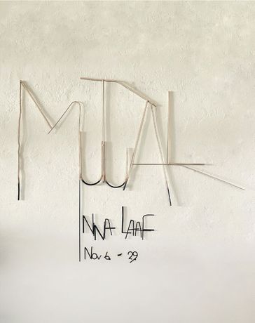Nina Laaf《MUTUAL》:材料与空间的互动实验