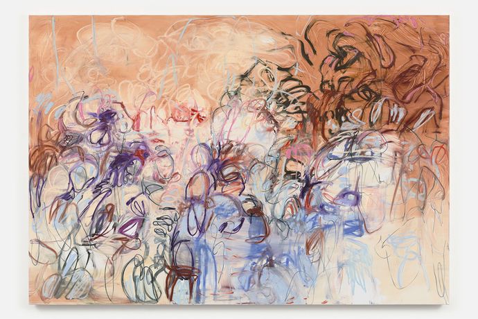 Janaina Tschäpe《A gush of wind (Atemraum)》:流动色彩中的生命呼吸