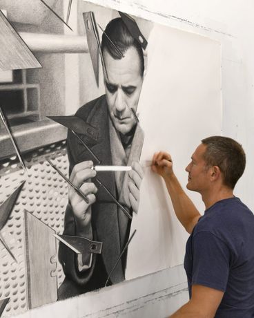 Karl Haendel《Blind Faith, Hope, Pandora’s Box, Messiahs》:用写实绘画重新定义男性气质