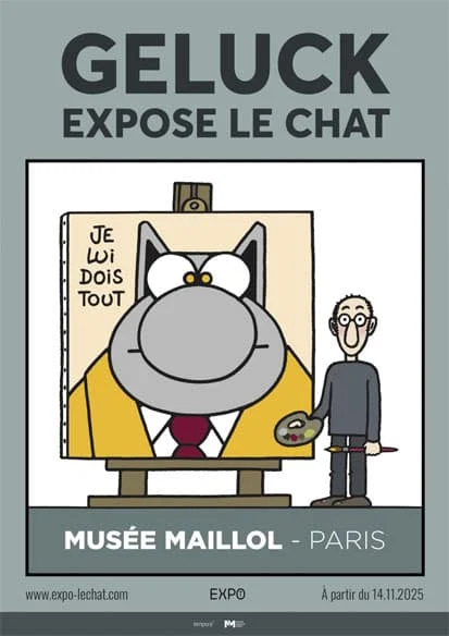 Philippe Geluck《Geluck expose Le Chat》:幽默与哲思的四十年艺术旅程