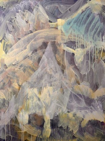 A. Goddard《Mountain Energei》:抽象能量与山脉意象的自由碰撞