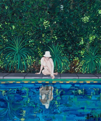 Alex Becerra《As Serious As Your Life. Baile del Internet》：数字色彩与记忆交错的绘画之旅