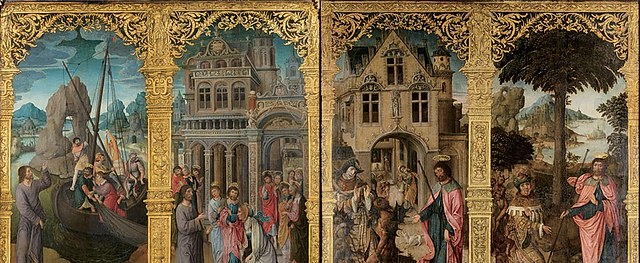 佛兰德斯圣人传木板油画 《跨越百年的重逢》：百年分离的宗教画作首次同台