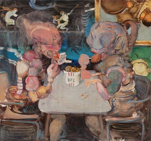 Adrian Ghenie《Cloud Fever》：数字时代的人性肖像