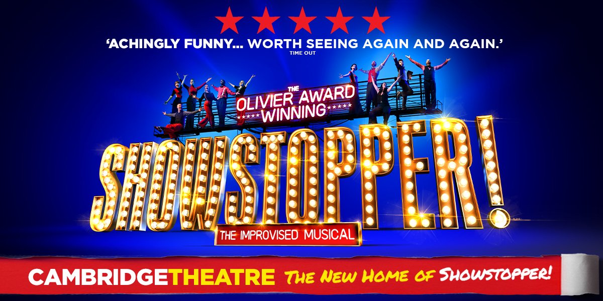 Showstopper! The Improvised Musical 即兴音乐剧 2025 伦敦来了:每一场都是独一无二的爆笑现场