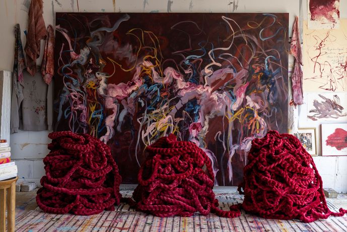 a’driane nieves《Black Lilith Rising》：抽象艺术与身份疗愈的对话