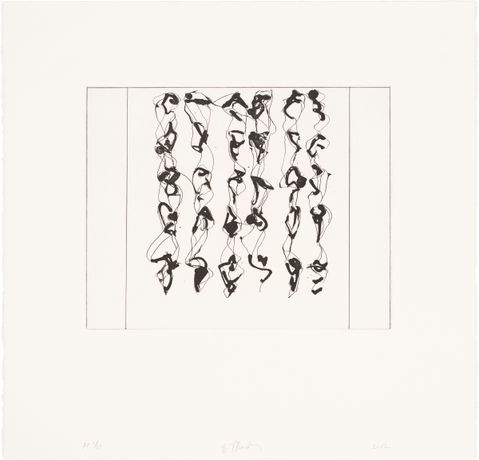 Brice Marden《Etched Letters》:抽象符号与书法灵感的跨文化对话