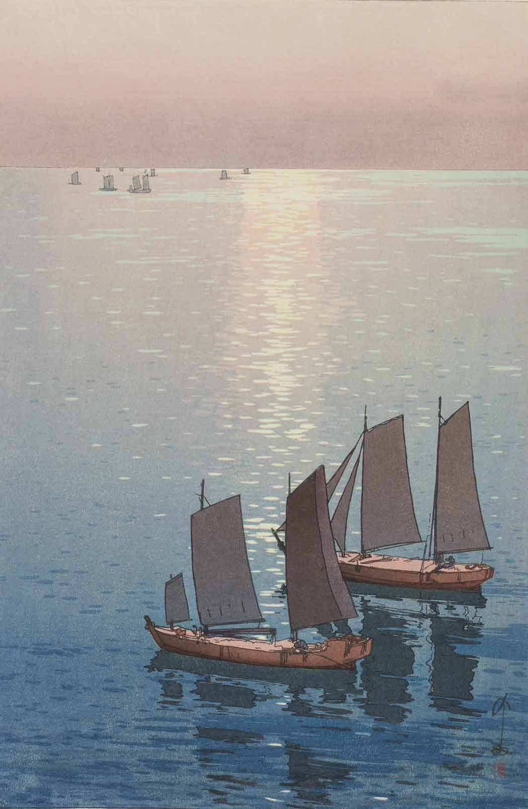 吉田博 《光る海 吉田博展》:自然与艺术的交响