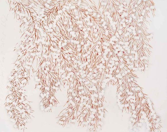 Donald Sultan《Drawings》：静物与抽象的诗意对话