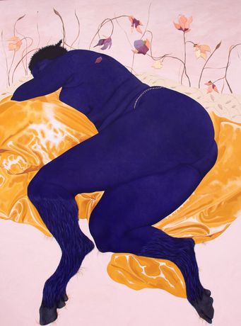 Stacey Gillian Abe《The Garden of Blue Whispers》：蓝色花园中的记忆与女性力量