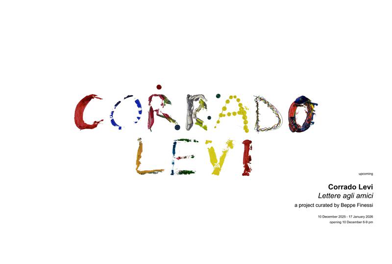 Corrado Levi《致友人的信》：用字母与色彩书写的艺术诗篇