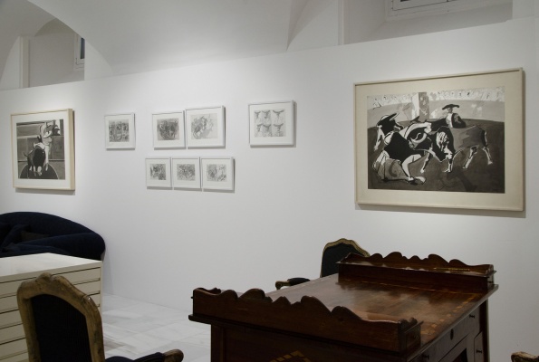 Juan Barjola 《Gabinete de Dibujo》：纸上斗牛的表现主义魅力