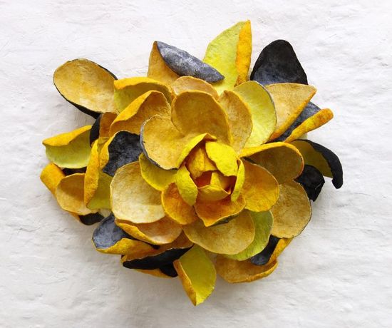 Alexandra Deutsch《Wüstenblumen》：沙漠灵感的纸艺雕塑展