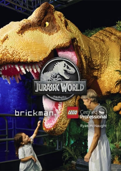 Jurassic World par Brickman《侏罗纪世界乐高展》:600万块LEGO®带你穿越史前冒险