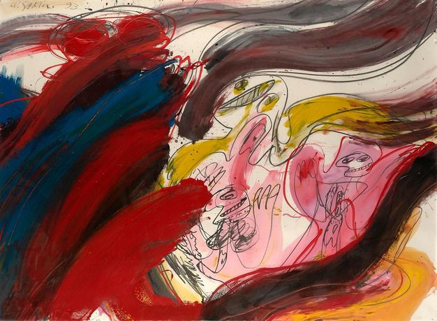 沃尔特·施托雷尔（Walter Stöhrer）《EL HOMBRE INVISIBLE》：一场探索激情、混乱与文学意象的绘画之旅