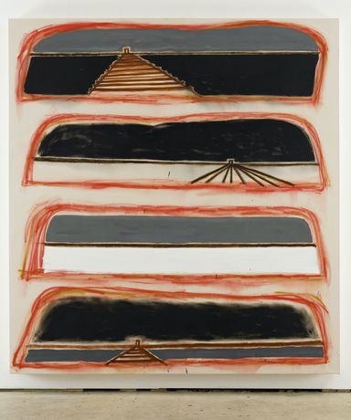 巴兹尔·比蒂（Basil Beattie）｜《Drawing on the Interior II》与《Another Place》：伦敦双展并置，纵览抽象大师的内心建筑