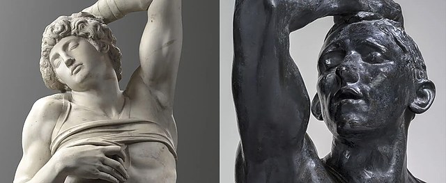 米开朗基罗与罗丹 《米开朗基罗/罗丹：生动的形体》：一场跨越时空的雕塑对话