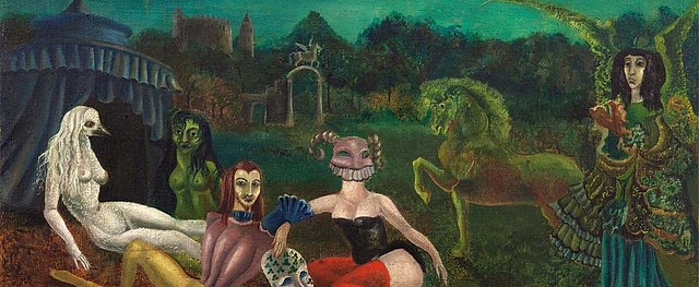 利奥诺拉·卡林顿《超现实主义症状》:一场在弗洛伊德故居展开的精神对话