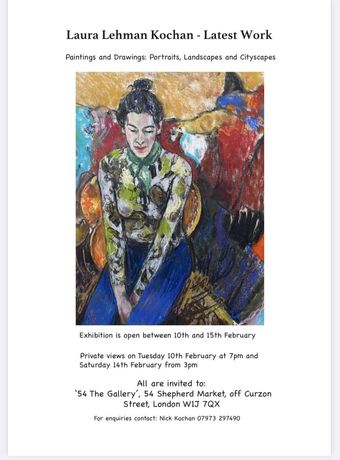 劳拉·科尚《梅费尔区美术展》:一场城市与肖像的绘画之旅