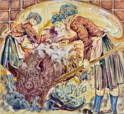 Rita Maikova & Tamsin Morse 《A Theatre for Dreamers》:一场关于梦想与转变的绘画对话