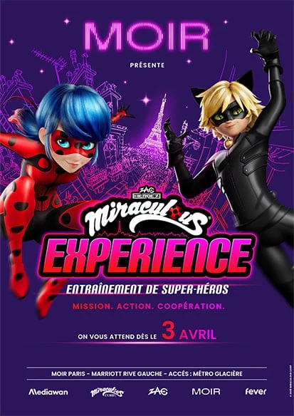 《奇迹少女》沉浸式体验展《Miraculous Experience》：在巴黎MOIR开启超级英雄训练营