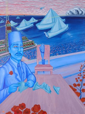Massoud Hayoun《Paper Ships》:以绘画编织记忆、抵抗与共同人性