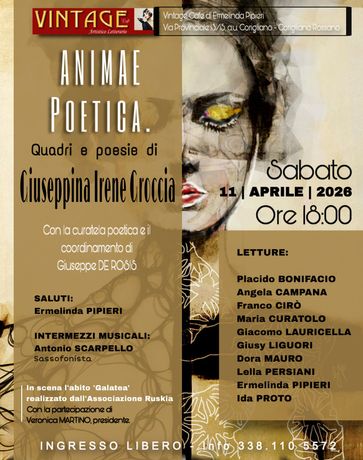 Giuseppina Irene Groccia《Animae Poetica》：一场视觉与诗歌的灵魂对话