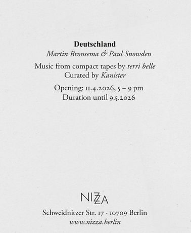 Martin Bronsema & Paul Snowden. Deutschland:一场聚焦声音艺术的双人展