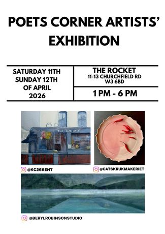 当代陶瓷与绘画艺术家|《Poets Corner Artists Exhibition》:一场在酒吧举行的诗意艺术对话