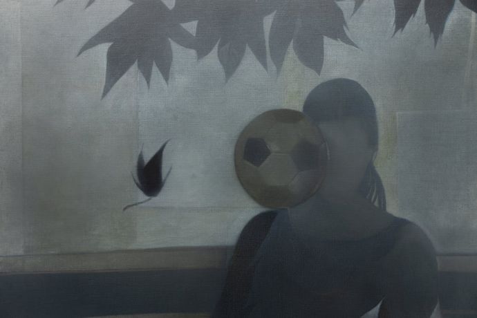 Ant Łakomsk《Brunette》:一场关于身份与物质的绘画探索