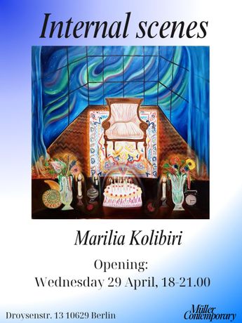 Marilia Kolibiri《Internal Scenes》：在柏林Müller Contemporary探索内心空间