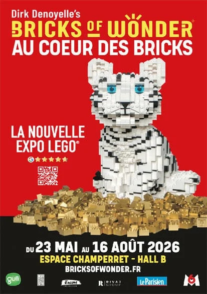 Dirk Denoyelle《Bricks of Wonder : Au Cœur des Bricks》：150件LEGO积木艺术品，融艺术与游戏于一身
