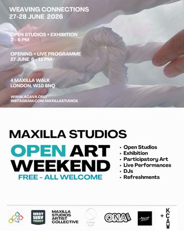 北肯辛顿艺术周末《Maxilla Studios Open Art Weekend》:探索西伦敦社区艺术家工作室的创意盛会