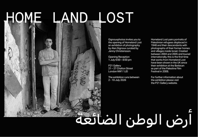 Alan Gignoux《Homeland Lost》：历史纪实摄影展
