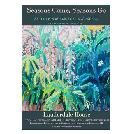 Alice Gavin Atashkar 《Seasons Come, Seasons Go》:在Lauderdale House探索信仰、悲伤与复苏