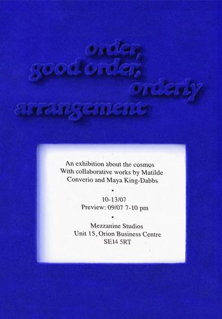 宇宙秩序双人展《Order, Good Order, Orderly Arrangement》：反思宇宙作为仪式与基础设施