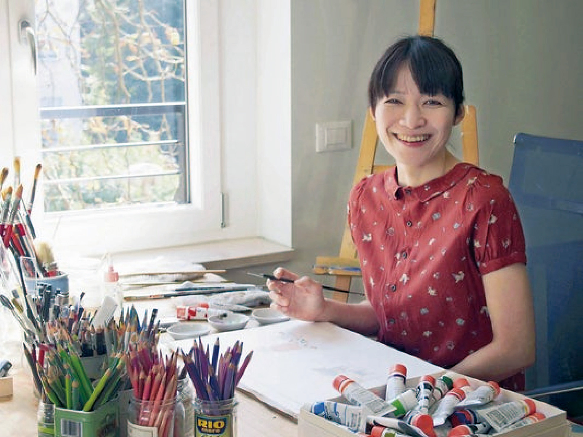 刀根里衣《绘本原画展》脱口秀:创作背后的故事