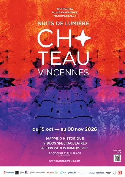 数字艺术群展｜《Nuits de Lumière》：15件光影作品点亮文森城堡八世纪历史
