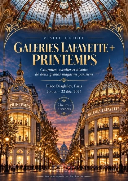 Galeries Lafayette + Printemps!:探索巴黎两大百货的建筑与文学传奇
