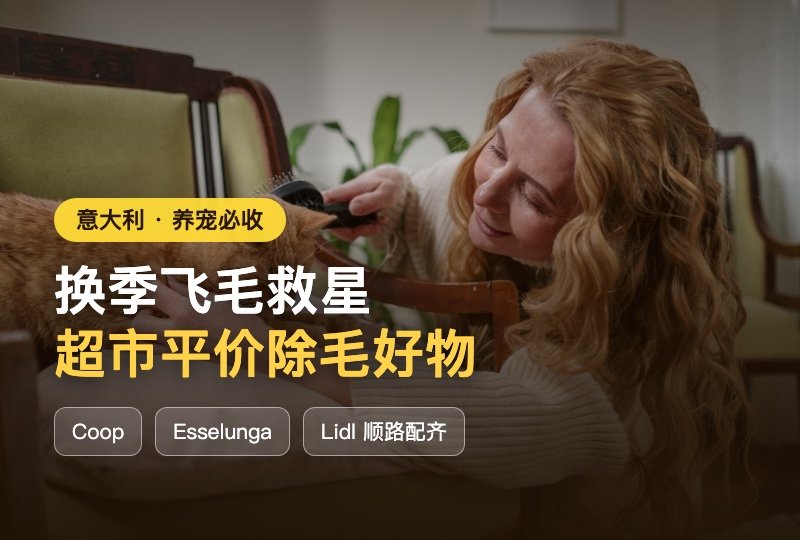 意大利超市平价除毛好物整理：换季飞毛，Coop、Esselunga、Lidl 顺路就配齐
