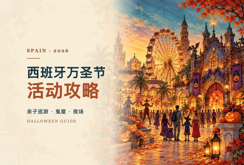 2026西班牙万圣节活动盘点｜冒险港鬼屋、马德里华纳夜场、亲子巡游